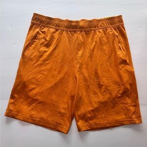 All in Motion Men's Orange Athletic Training Shorts Size Medium